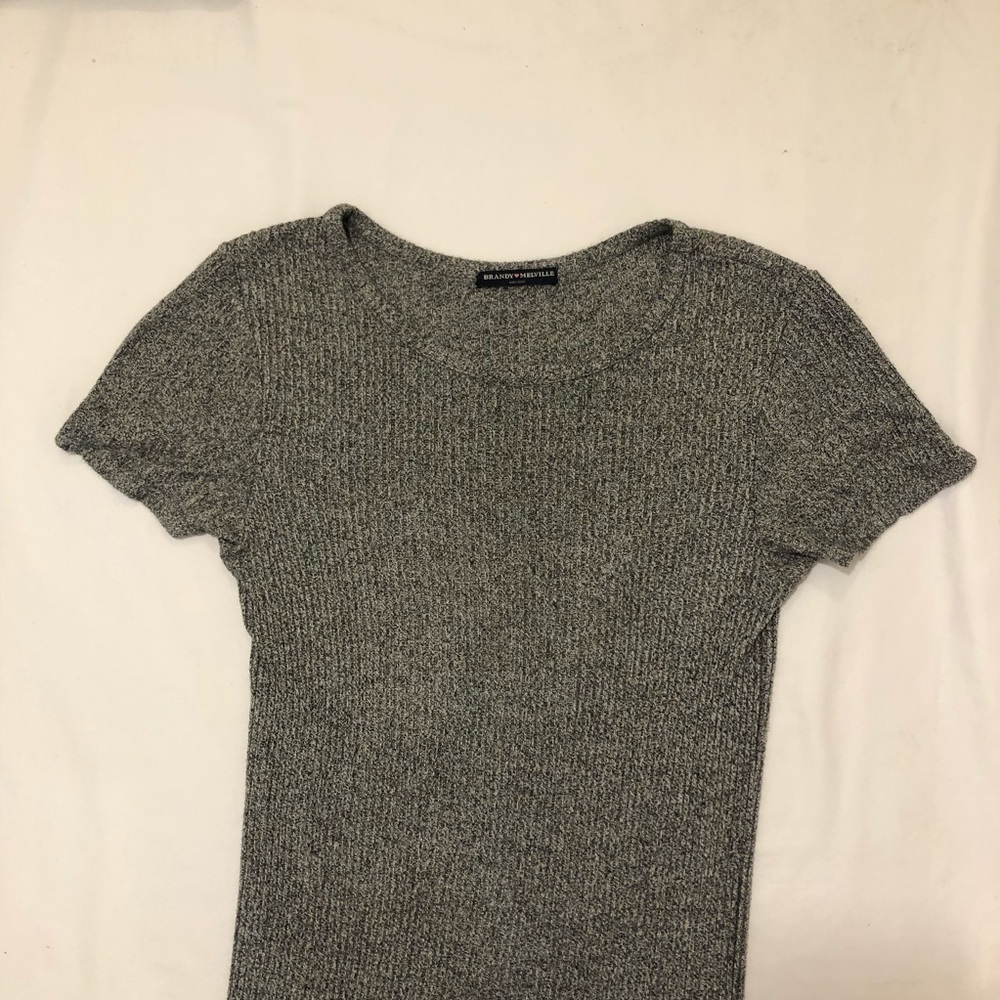 Brandy Melville Grey Knit Dress